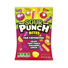 Sour Punch Bites Fan Favourites Share Bags 142g